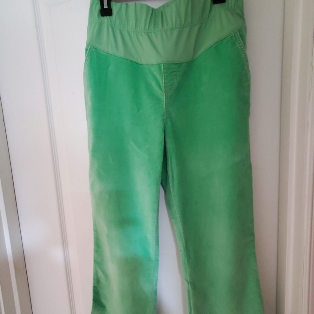 Green Gap Maternity pants